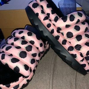UGG Cheetah Print Maxi Slides Sz. 7 Women’s New in Box